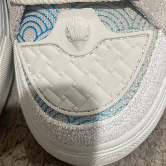 Kurt Geiger White Multicolor Accent Sneakers - Picture 2 of 8